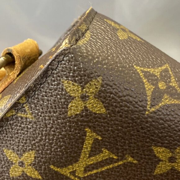 LOUIS VUITTON Saint Cloud GM Shoulder Bag Monogram Leather Brown - Picture 12 of 16